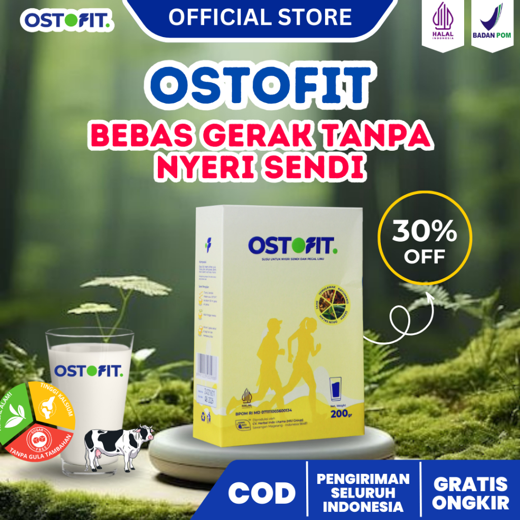 

OSTOFIT - Susu Herbal Murni Penuh Khasiat Menyembuhkan Permasalahan Tulang & Sendi Dengan Alami