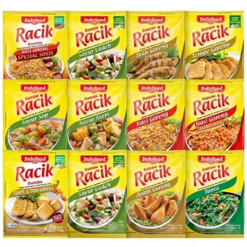 

10 PCS - BUMBU RACIK INDOFOOD 1 RENCENG