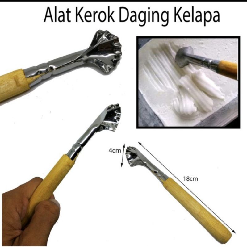 Kerokan Buah / Kerokan Buah kelapa Stainless Steel