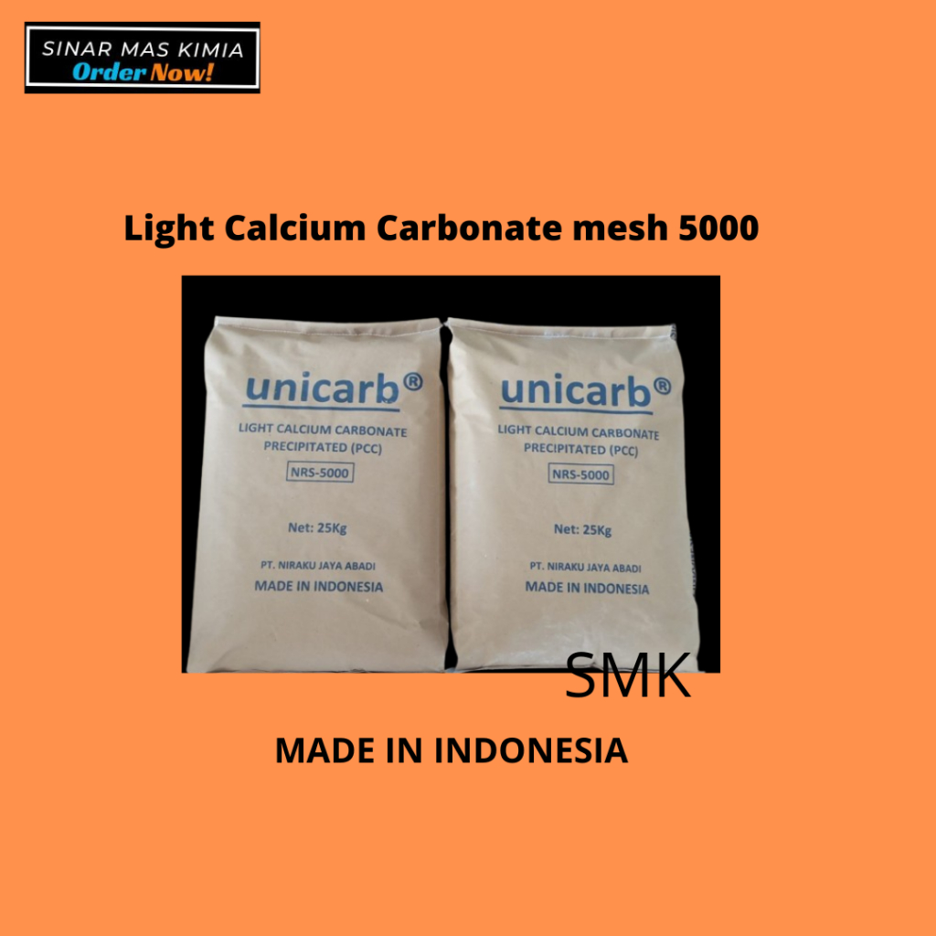 Light Calcium Carbonate mesh 5000 Termurah Terlaris