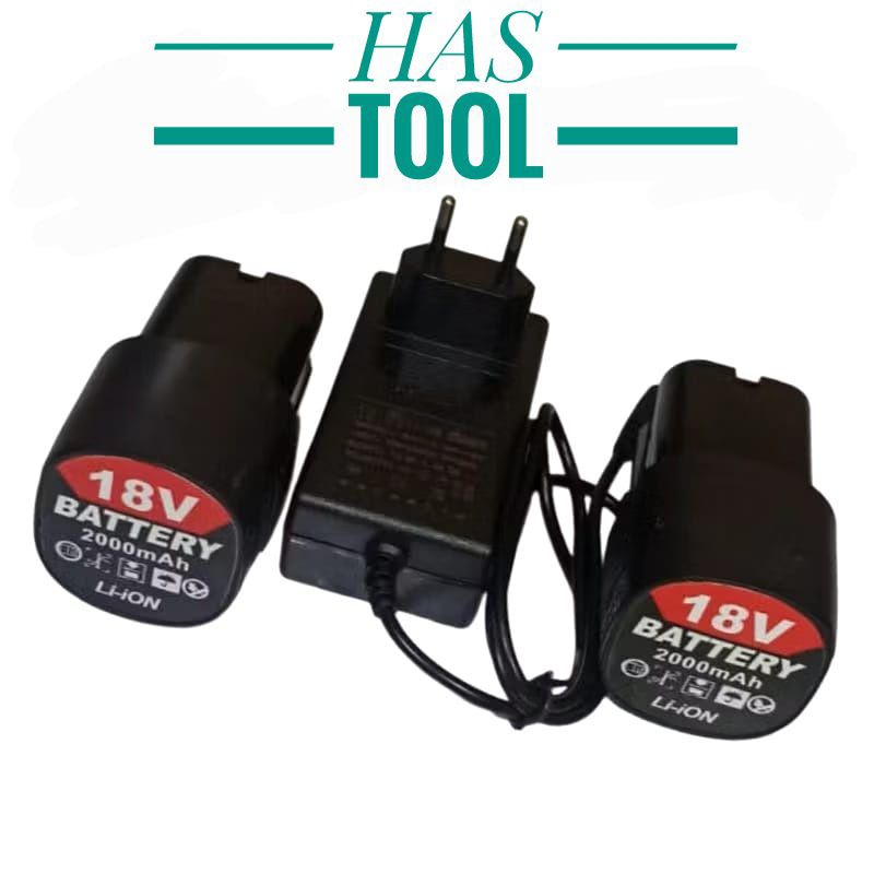 BATERAI MESIN BOR CORDLESS 18V JLD MAILTHANK BATRE 18V  LI-ION LAXTON DAGMARA