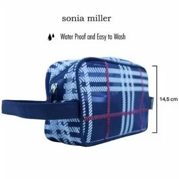 Sonia Miller Pouch 1019-11 Frosted Grid Parrent