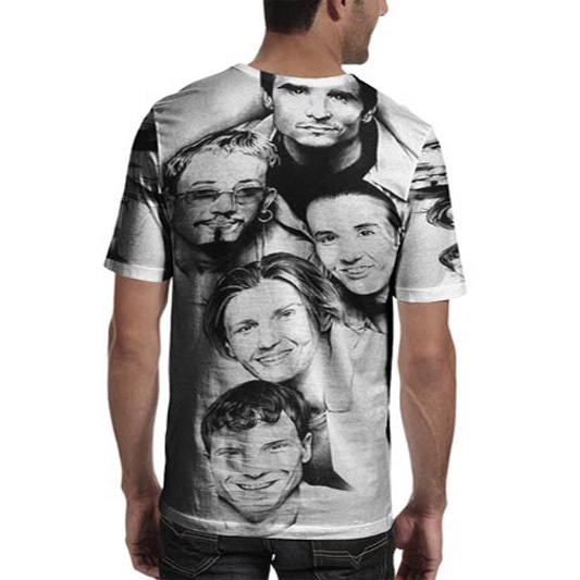 Kaos Backstreet Boys Tshirt Fullprint Bahan Polyester Jersey [PO 3 Hari] || Silahkan Langsung Order 