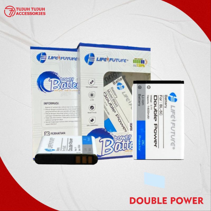 Baterai Life Future Double Power OPPO A57 2022