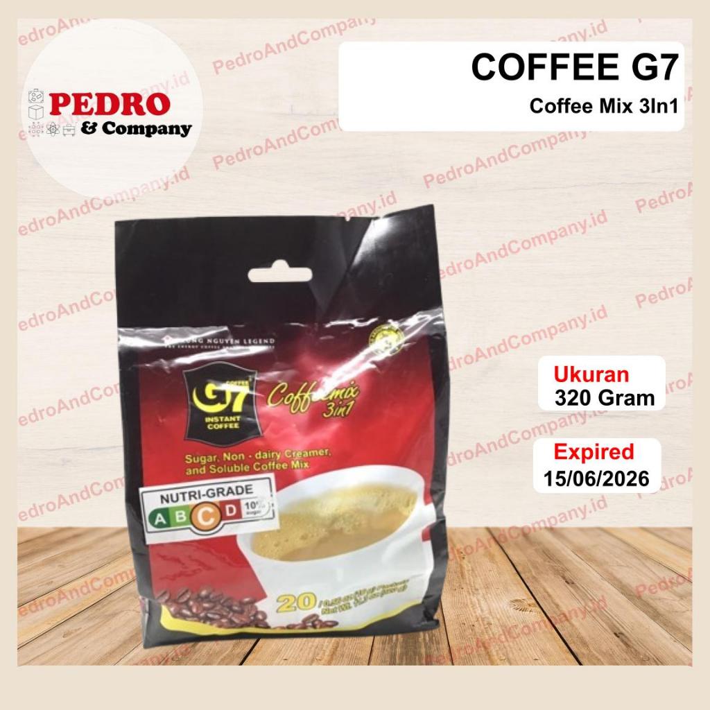 

G7 coffeemix 3in1 kopi susu isi 20 pack 320 gram kopi instan