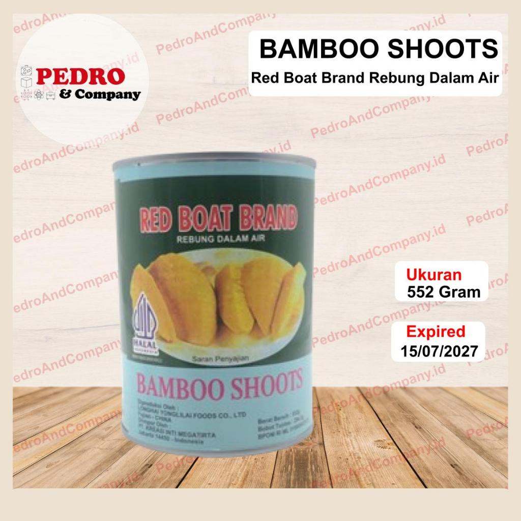 

Red boat bamboo shoots 552 gram - rebung dalam air sayuran kaleng