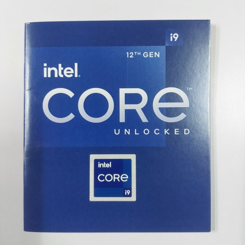 Stiker / Logo Intel Core i9 Gen12