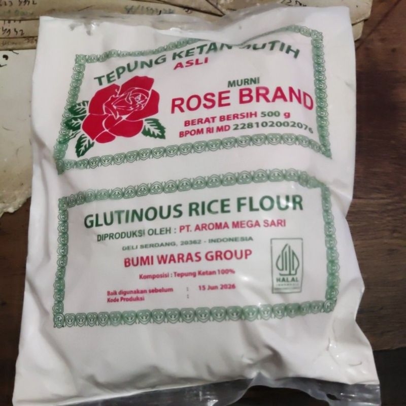 

Tepung Betas Ketan Rose Brand 500gr