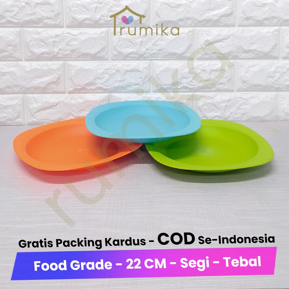 Piring Makan Food Grade / Piring Plastik Sarah 22 CM