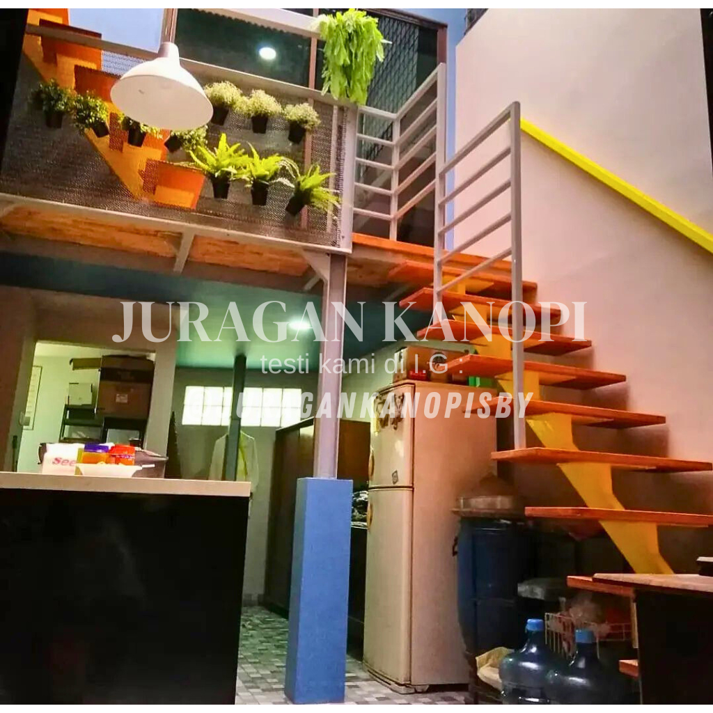 Mezzanine dak besi / mezzanine dak balkon indoor