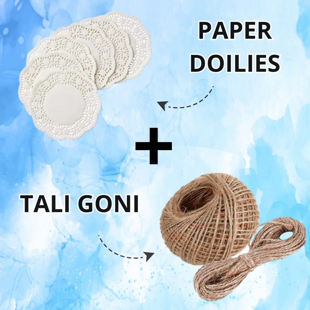 

Tali Goni / Tali Rami / Paket Paper Doilies / Tambah Biaya Foto