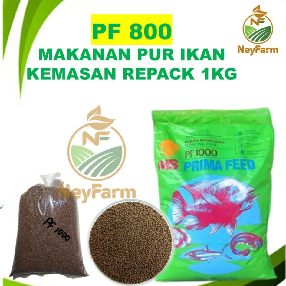 PF 1000 Pelet Benih Ikan Repack 1KG