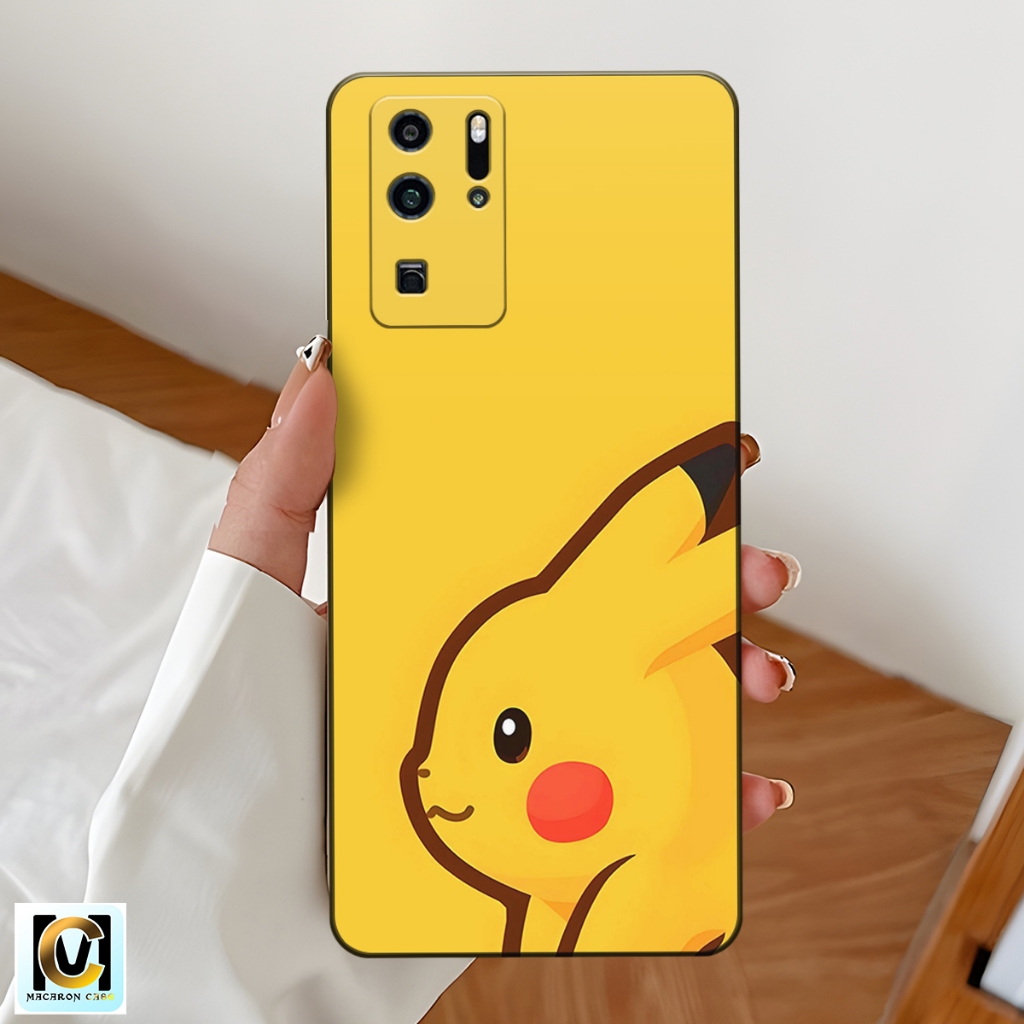 Casing Hp Huawei P30 | P30 Pro | P30 Lite | P40 | P40 Pro Terbaru Motif Pikachu - Case Huawei P40 Pr