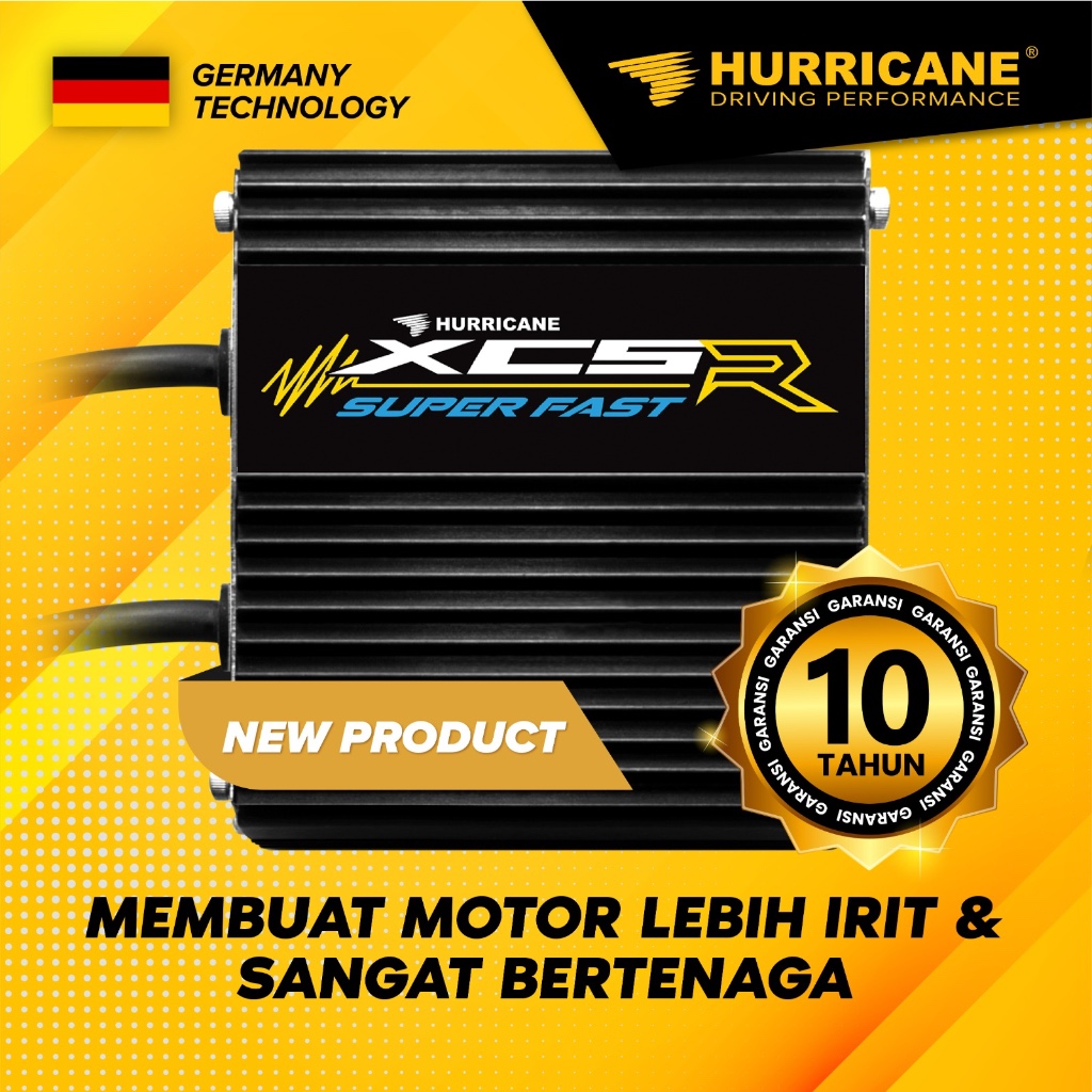 Hurricane XCSR Superfast Motor lebih bertenaga