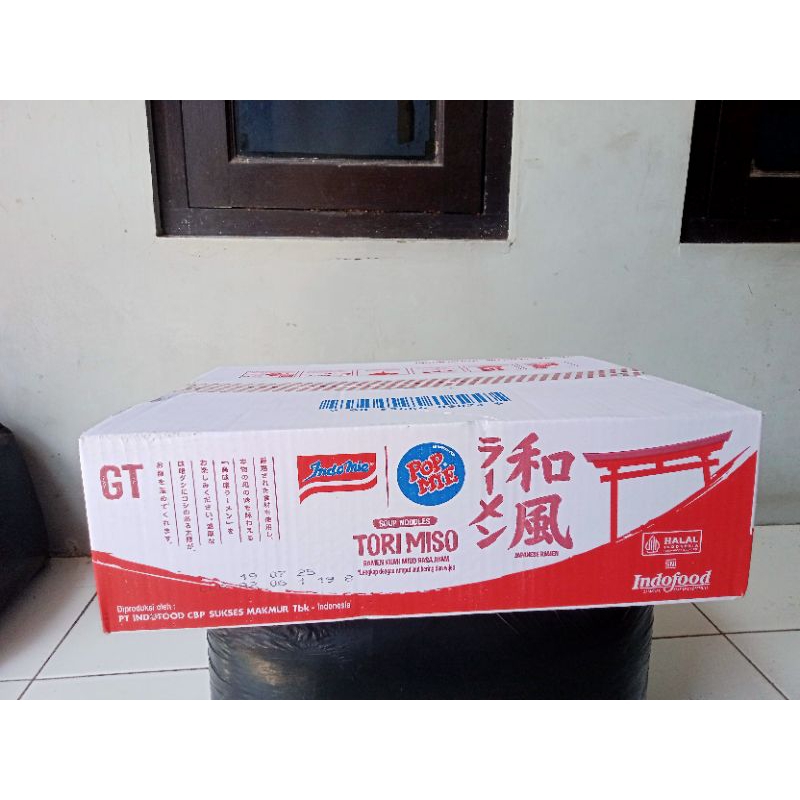 

1 dus pop mie tori miso ramen Dan Tori Kara Isi 12 PCS Harga Promo