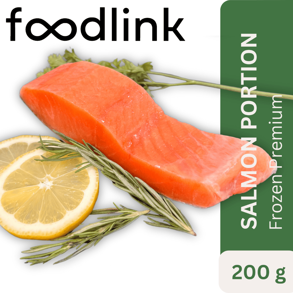 

Salmon Fillet 200gr Frozen Premium HALAL