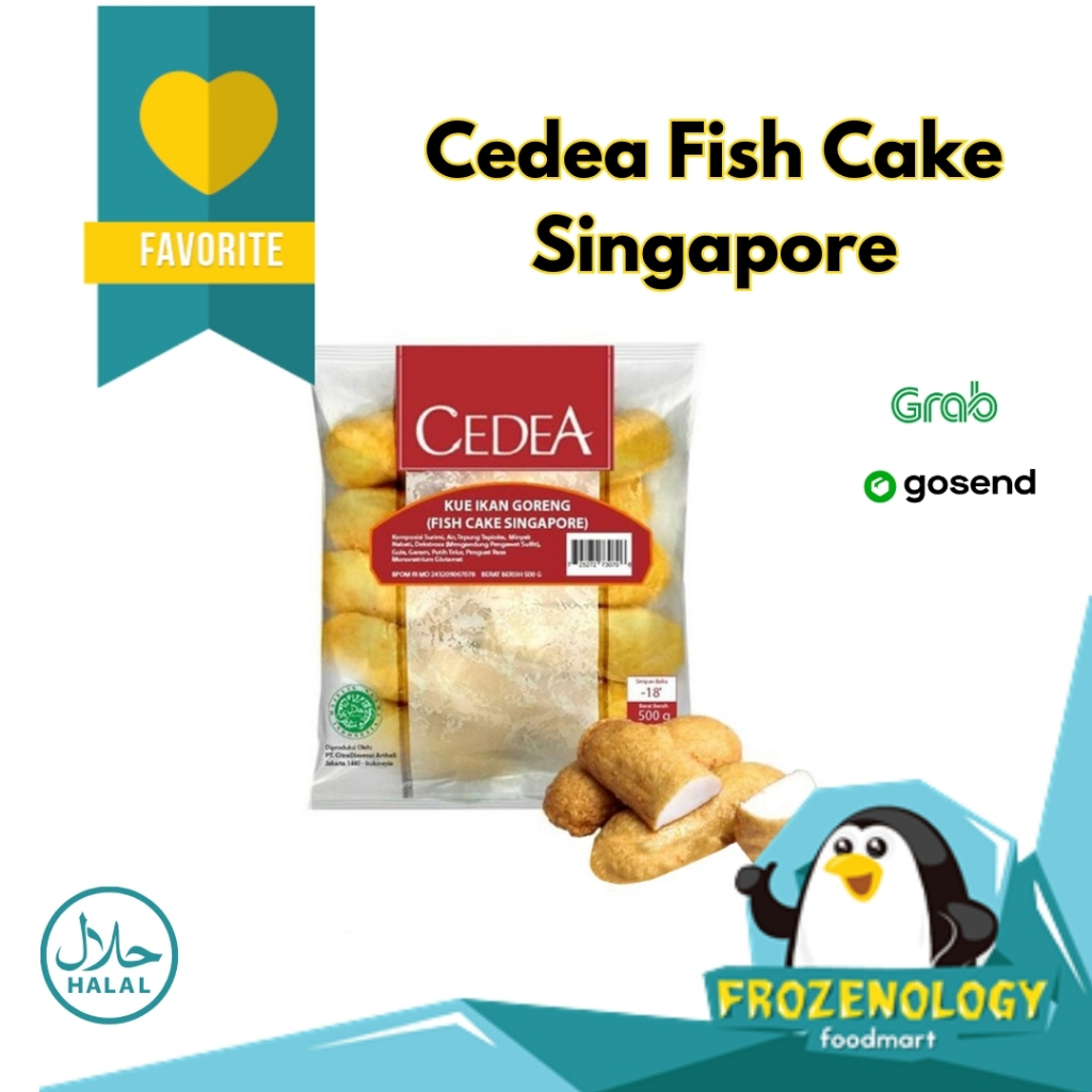 

[Cedea] Fish Cake Singapore | Kue Ikan Goreng Frozen 500gr