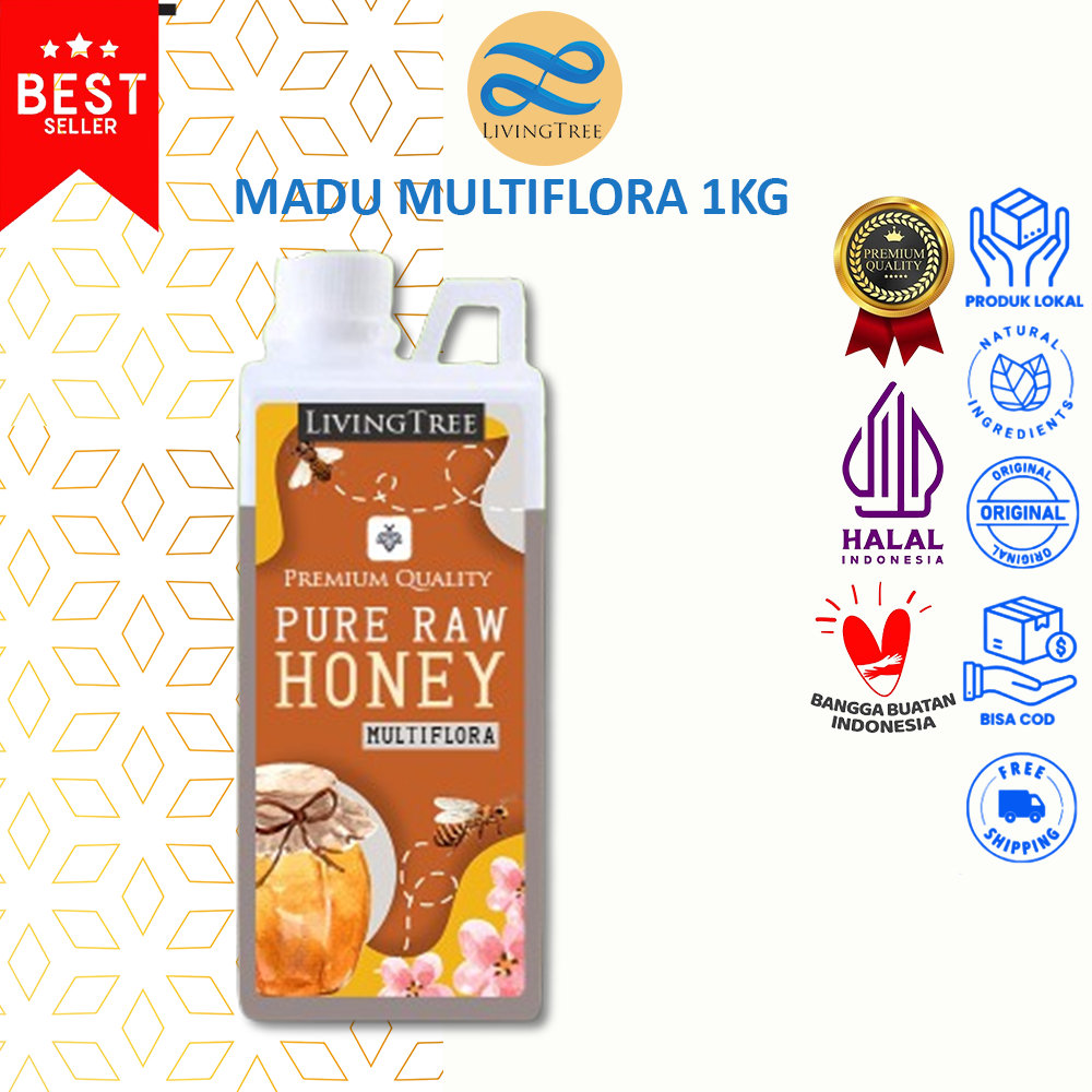 

Madu Murni Akasia 1 Kg Grade A 100% Original Raw Honey LivingTree