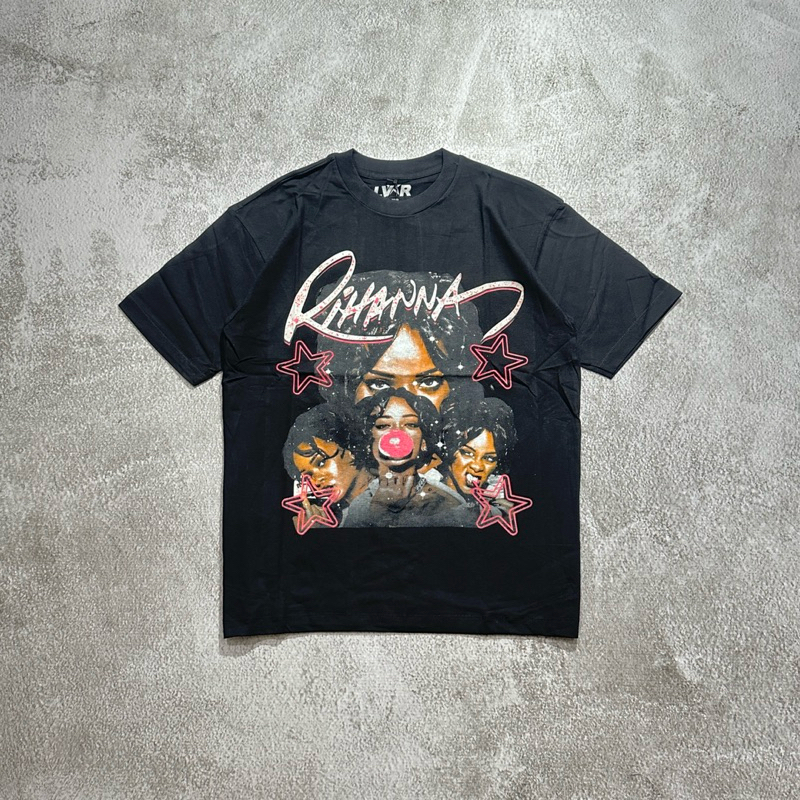 KAOS VINTAGE OVERSIZE / RIHANNA SING