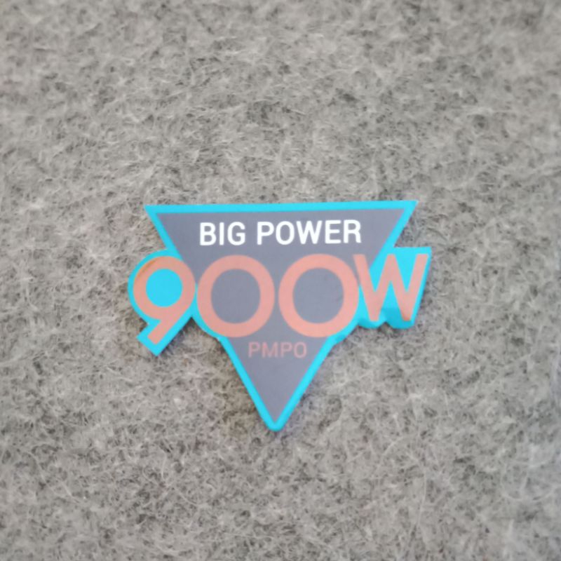 

Stiker 900w pmpo (stiker pintu deck polytron)
