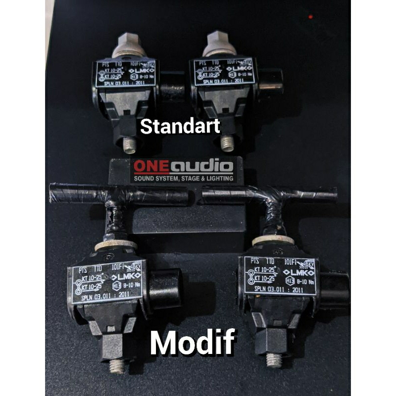 Konektor kabel SR twist Listrik modif dan standart