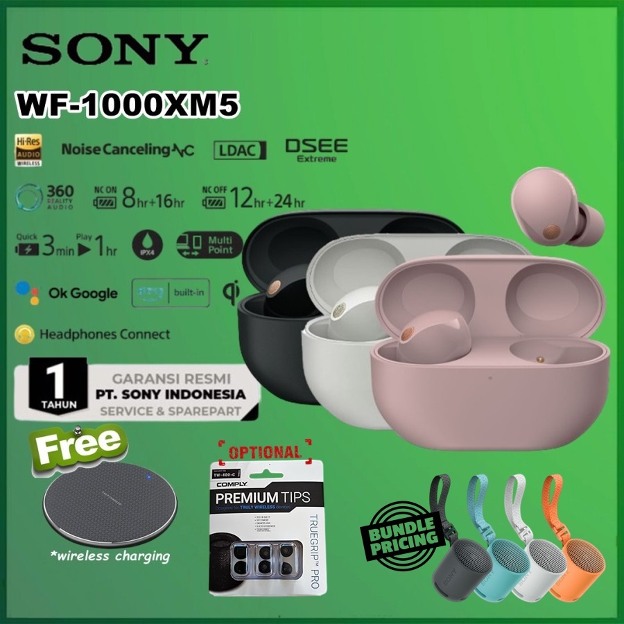 Sony WF-1000XM5 Wireless Headphones WF1000XM5 WF 1000X WF1000 XM5