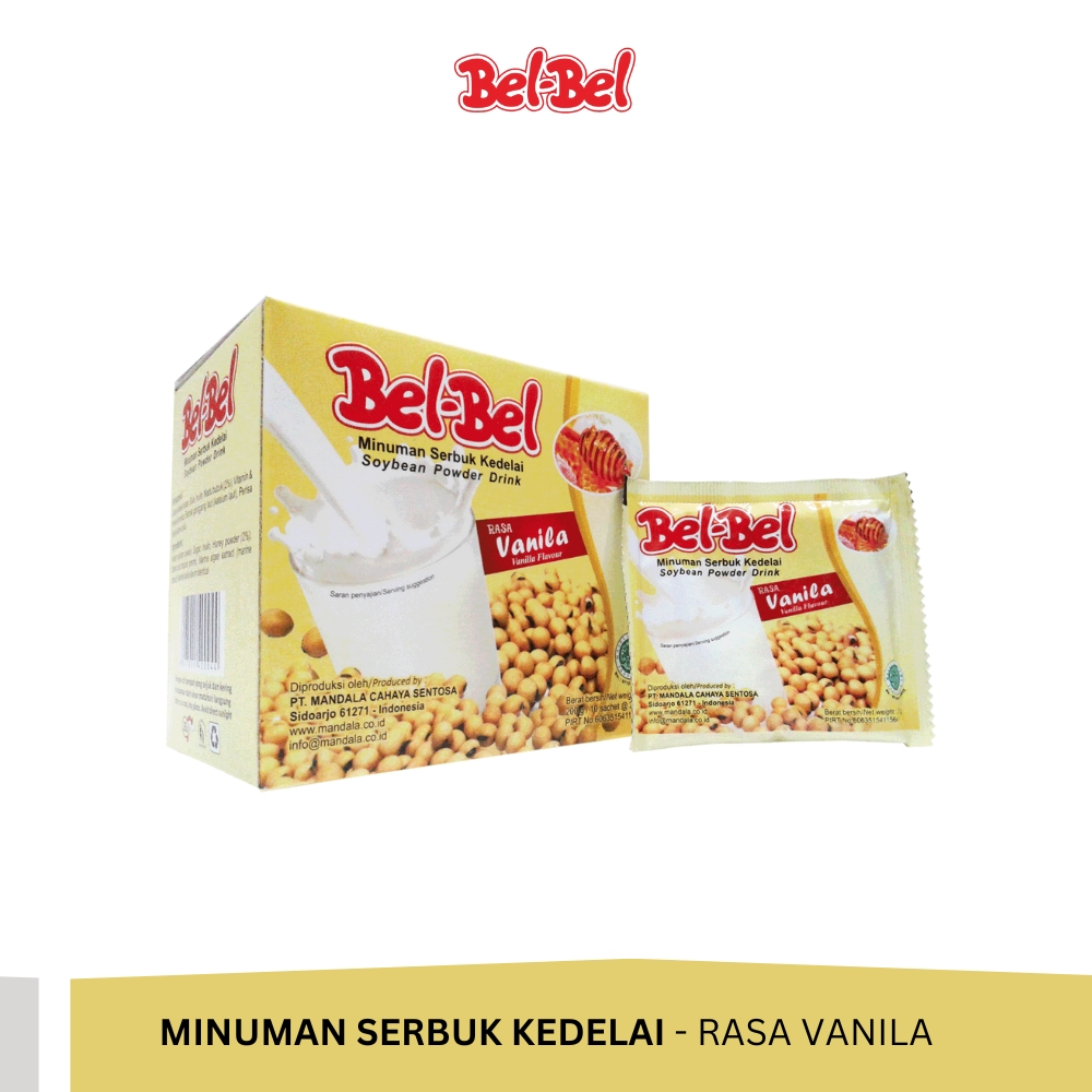 

BEL-BEL - Minuman Serbuk Kedelai Rasa Vanila