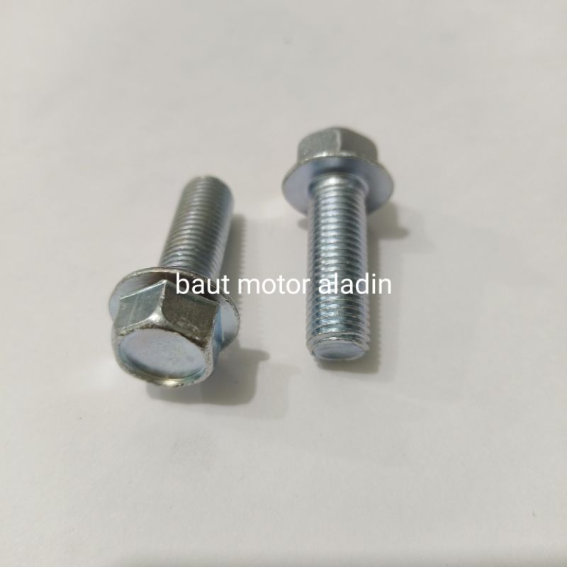 Baut Topi/Flange Bolt 14/M10x30mm Kunci 14