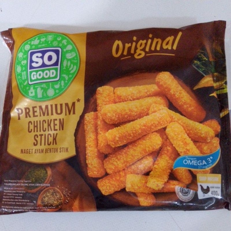 

SO GOOD PREMIUM CHICKEN STICK 400g