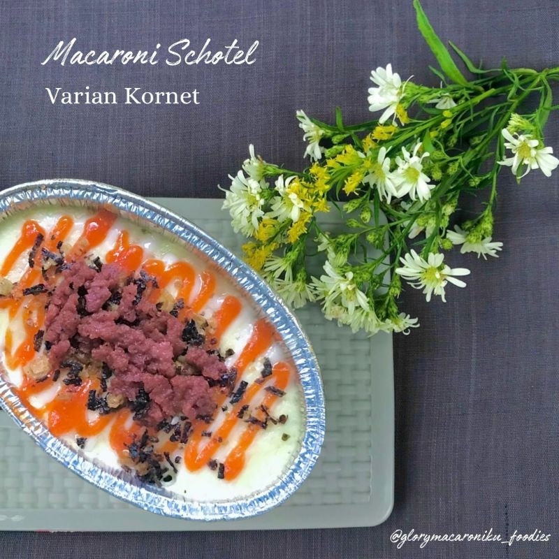 

Macaroni Schotel Varian Kornet