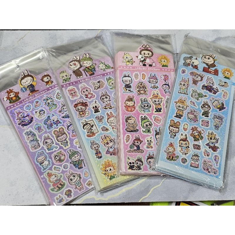 

STIKER LABUBU | STIKER SANRIO | STIKER KUROMI ISI 20 LEMBAR