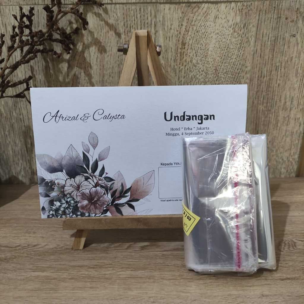 2409 ERba Blangko Undangan Kosongan, Undangan Pernikahan Murah + plastik opp