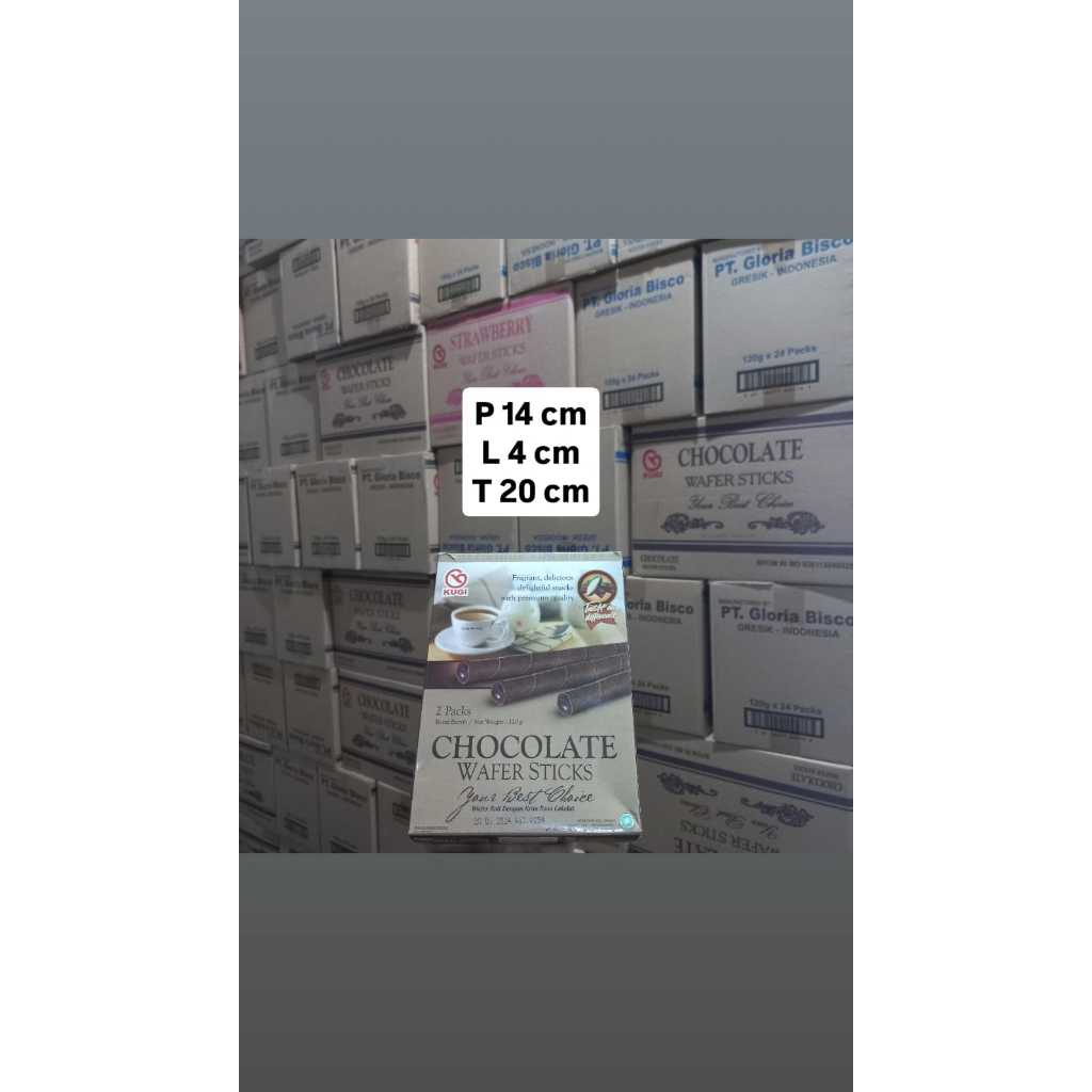 

Forcysn Wafer Stick Kugi 100 Gram 1 Dus Isi 24 Pcs
