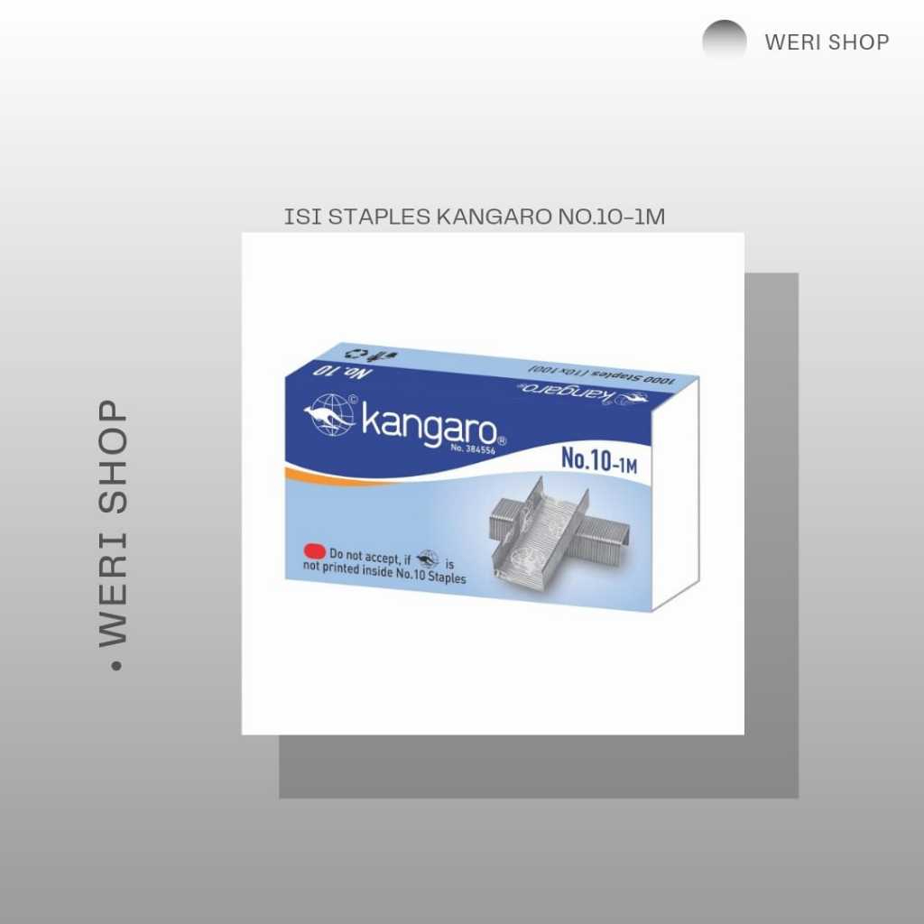 

ISI STAPLES KANGARO NO.10-1M BERKUALITAS (PER 2 PCS)