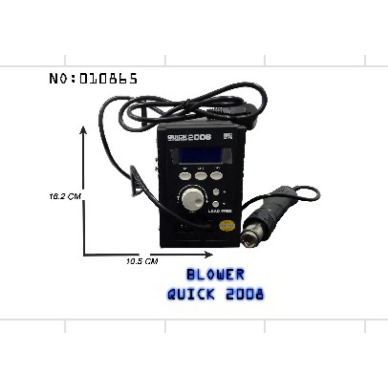 Kalsel blower quick 2008 original solder uap quick 2008