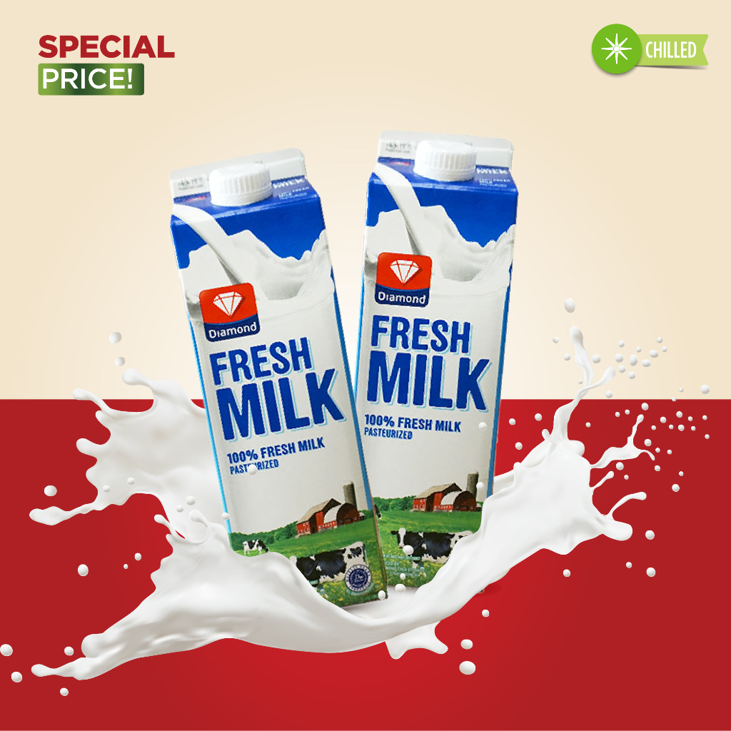 

PROMO 2 PCS DIAMOND FRESH MILK PLAIN 946 ML