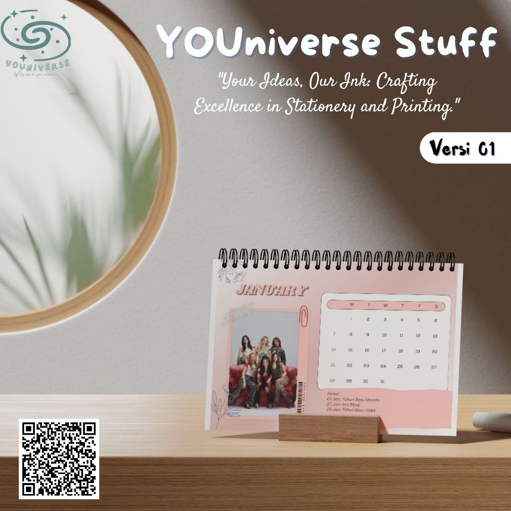 

Katseye SIS - Soft is Strong Kalender Meja 2025 / Desk Calendar 2025 A5 Murah K.Pop version