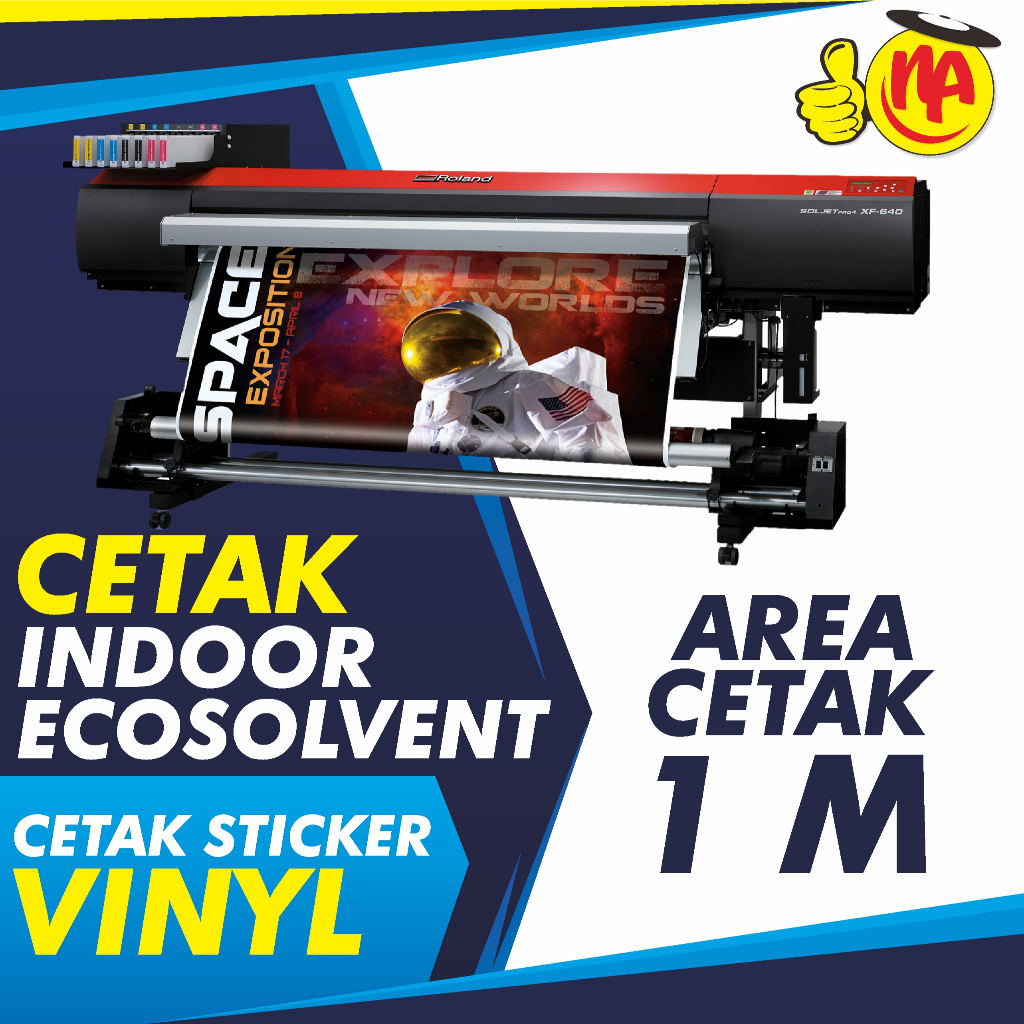 

Cetak Sticker Indoor Ecosolvent Vinyl