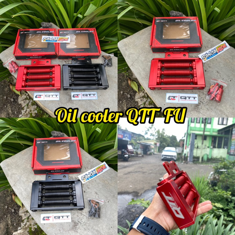 OIL COOLER QTT SATRIA FU OIL COOLER QTT RACING BISA DI APLIKASIKAN DI MIO CB GL MP TIGER GL100 OIL C