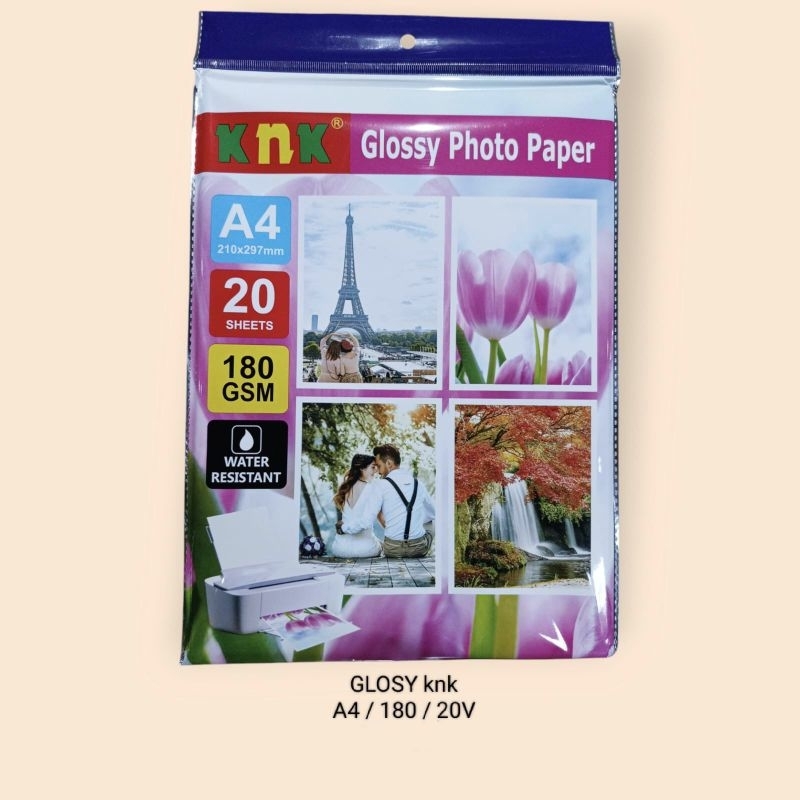 Glossy paper 180 gsm A4 KnK