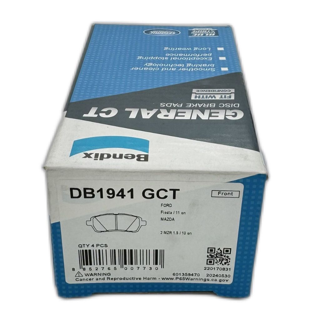 Kampas Rem Depan Suzuki Ertiga Old 2012-2017, Mazda 2 Mazda2 Old & VX1 - BENDIX Brake Pad DB 1941