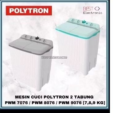 Mesin Cuci Polytron 8Kg