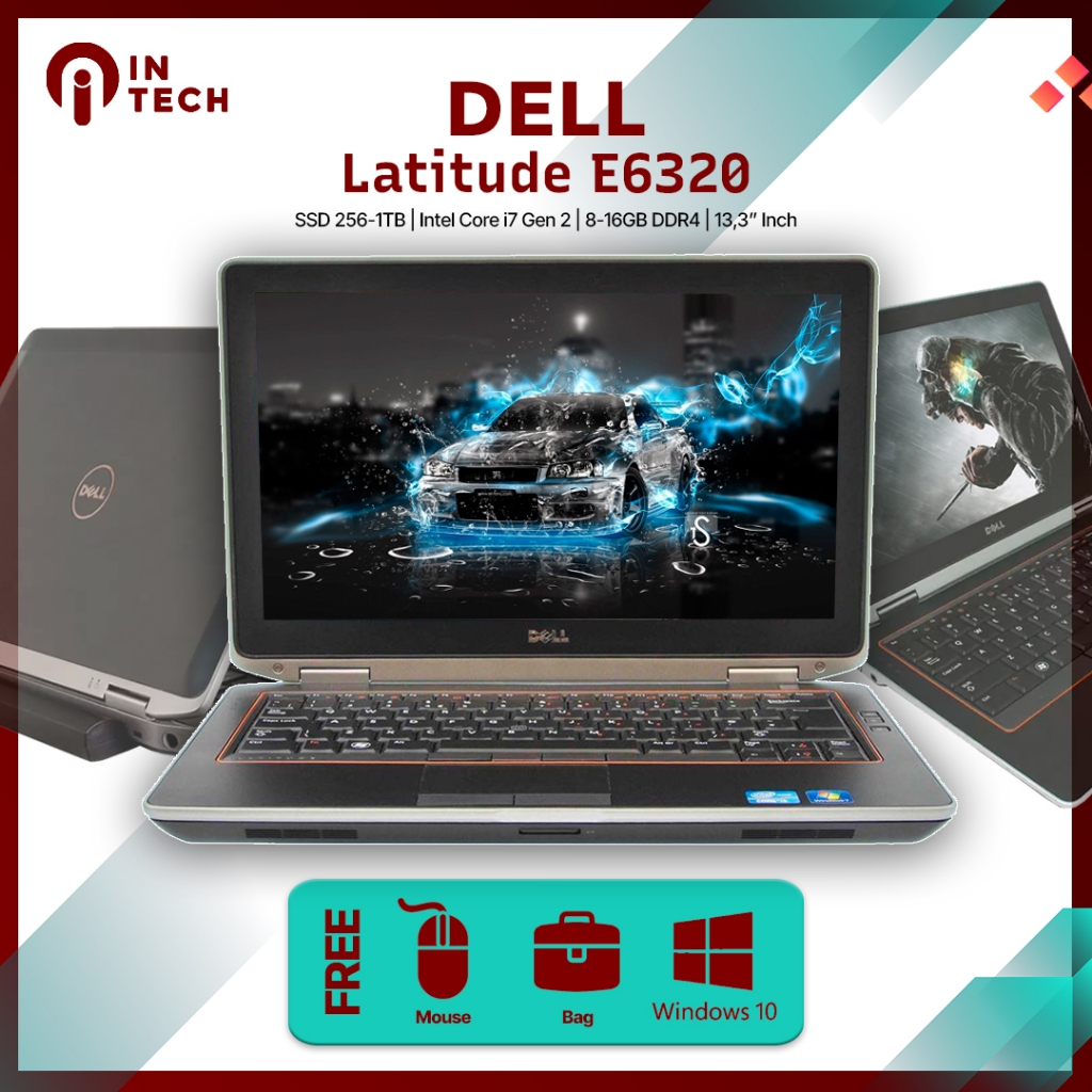 Laptop Dell Latitude E6320 Core i7 Gen 2 Ram 8GB SSD 128GB Termurah Terlaris Mulus Bonus Bergaransi