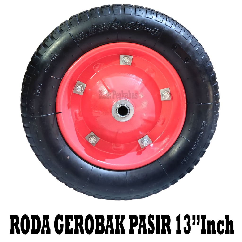 Ban Arco Roda Gerobak Dorong Sorong 13" Inch Triple S Pasir Merah