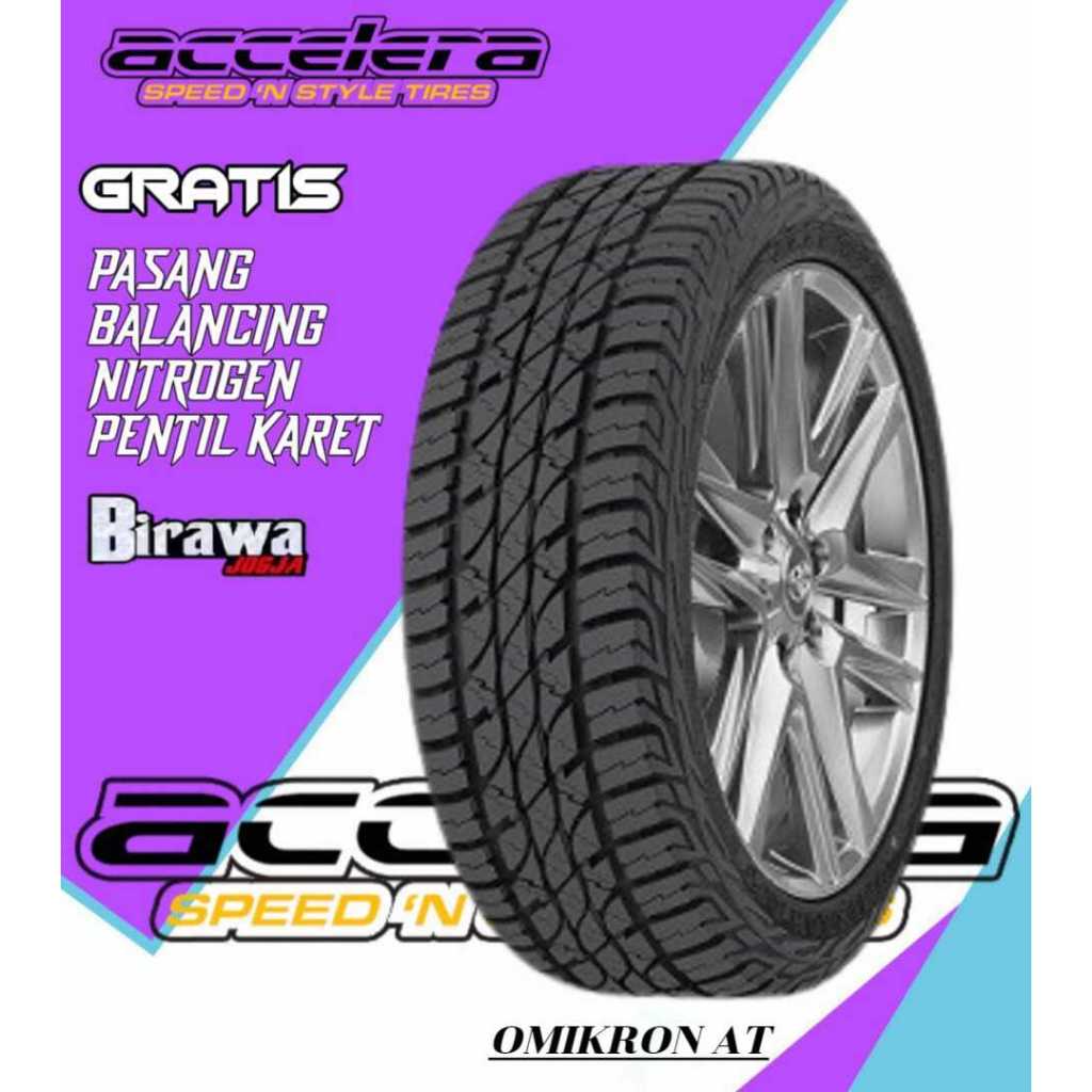 Ban Accelera Omikron A/T 285 60 R18 Ban Velg Mobil Pajero Fortuner Ring 18
