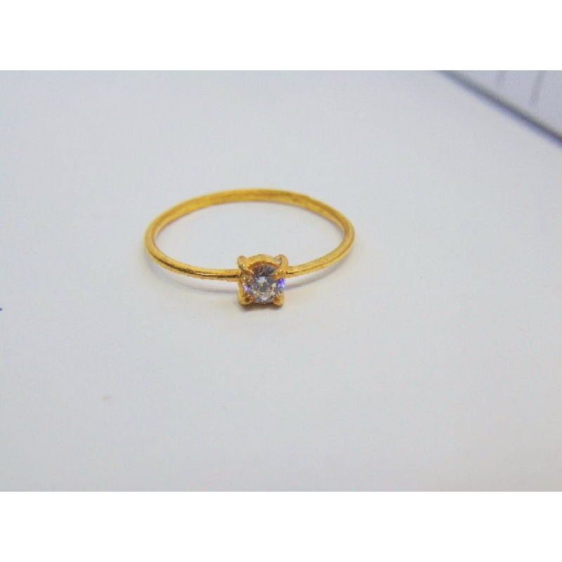 cincin emas muda mata 1 cincin emas asli