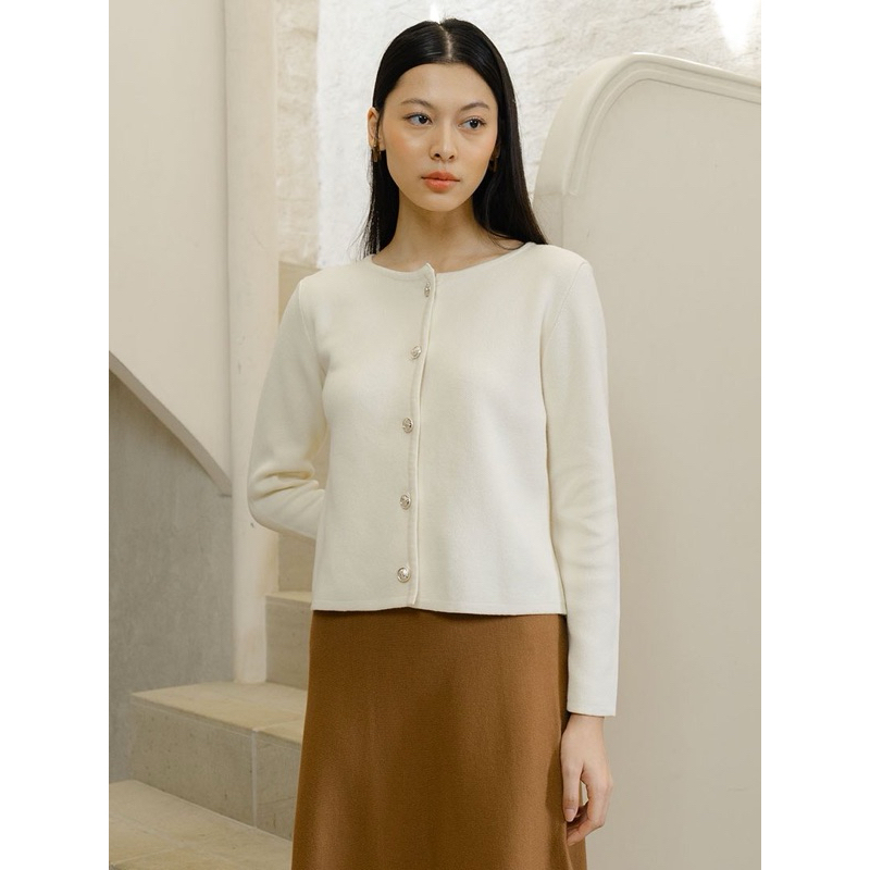 JUAL RUGI (NEW) Beatrice Clothing Lugano Knit Blouse - Knit Outer Lengan Panjang