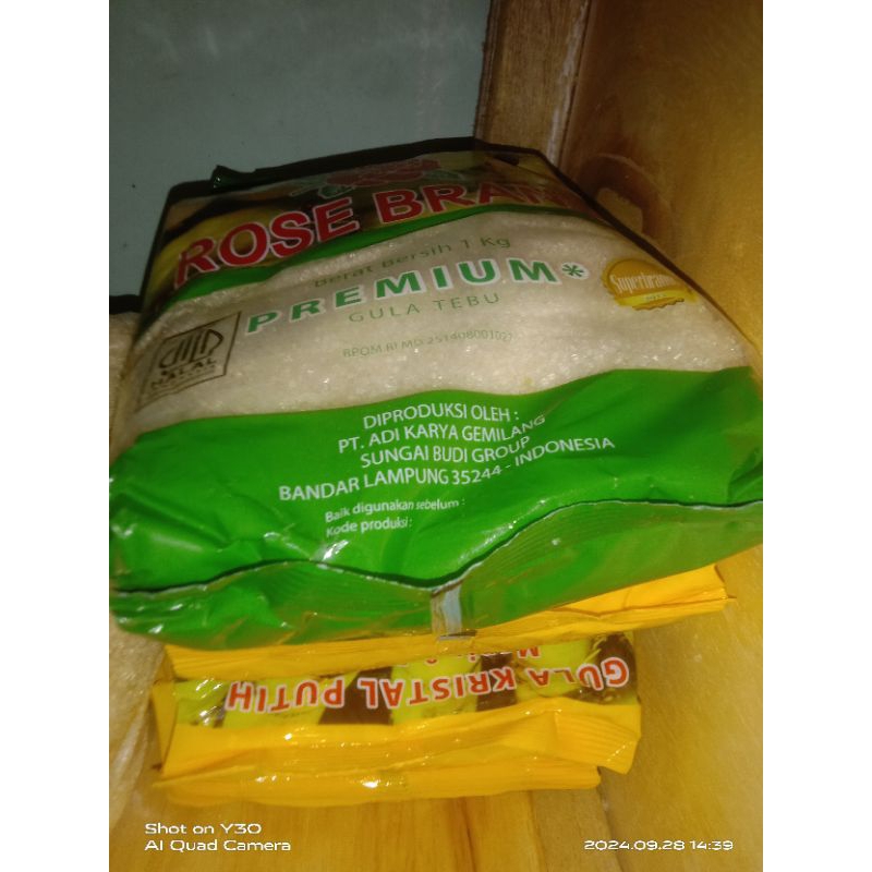 

gula kemsan rose brand premium 1 kg
