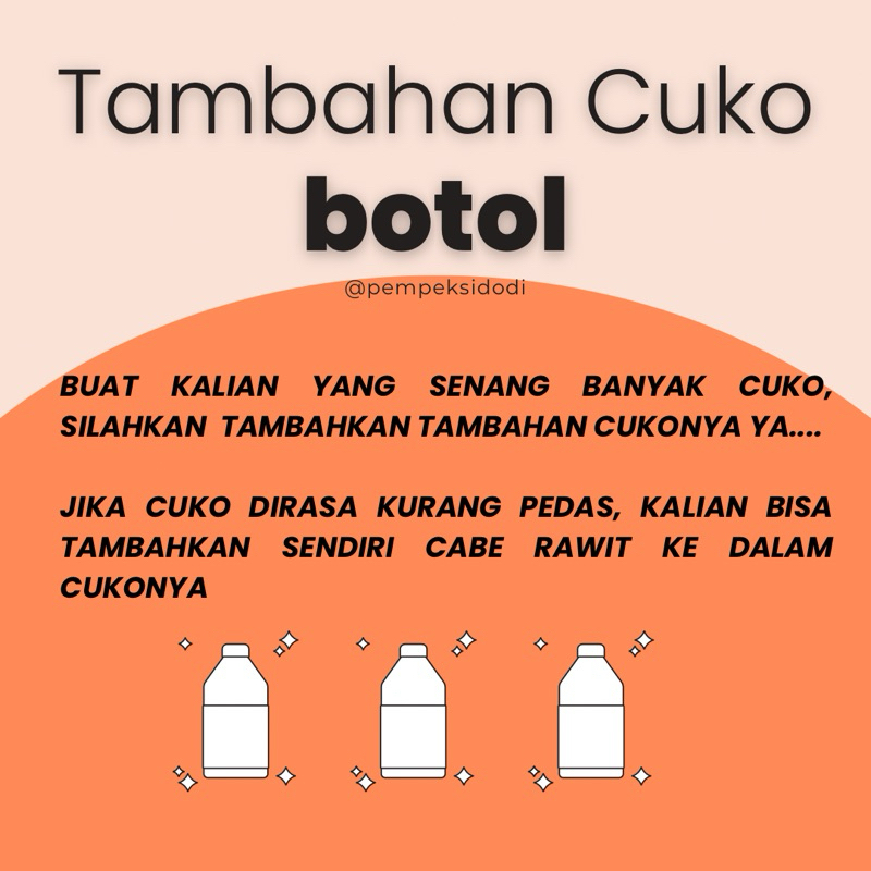

TAMBAHAN CUKO PEMPEK