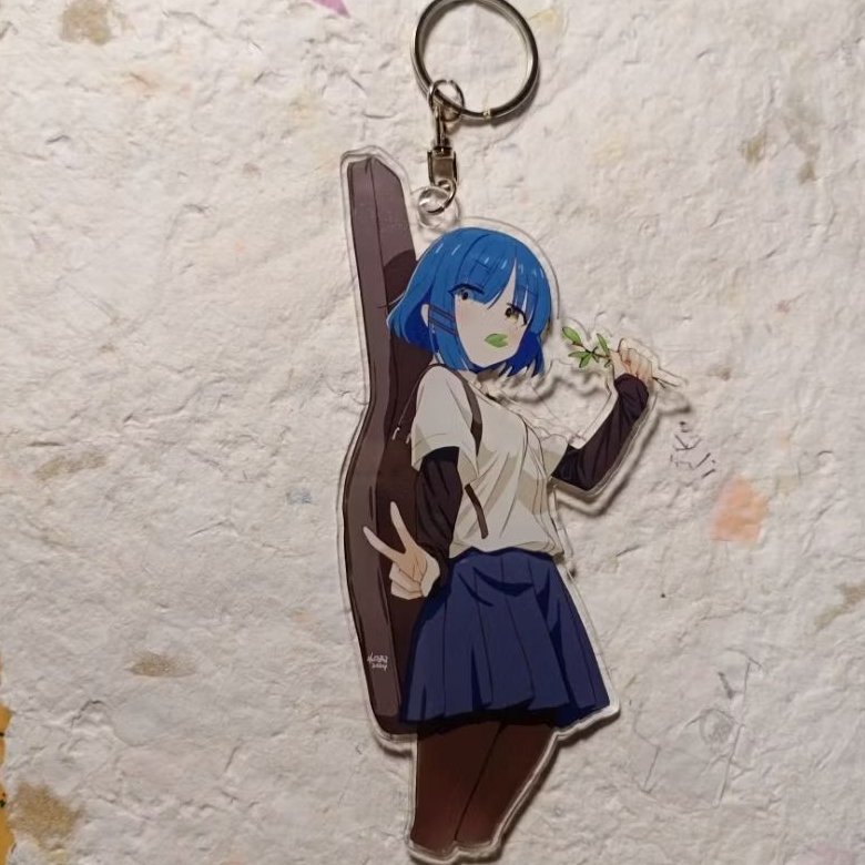 ganci ryou yamada bocchi the rock / keychain ryou yamada bocchi / gantungan kunci ryou yamada